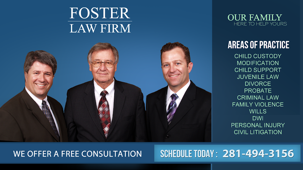 Foster Law Firm | 7838 Hwy 90 Suite A, Sugar Land, TX 77478, USA | Phone: (281) 494-3156