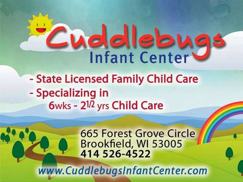 Cuddlebugs Infant Center | 665 Forest Grove Cir, Brookfield, WI 53005, USA | Phone: (414) 526-4522
