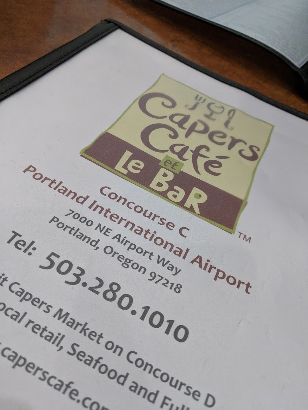 Capers Cafe Le Bar | 7000 NE Airport Way #2520, Portland, OR 97218, USA | Phone: (503) 280-1010