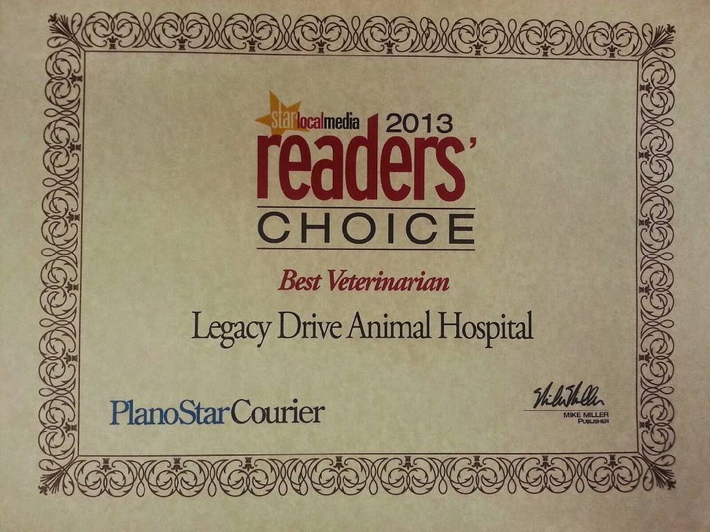 Legacy Drive Animal Hospital | 2117 Legacy Dr, Plano, TX 75023, USA | Phone: (972) 517-2828