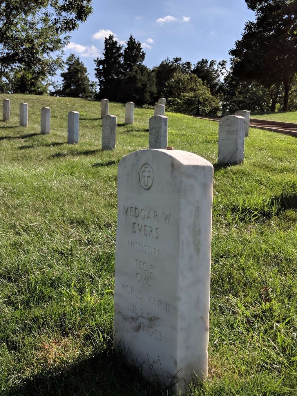 Medgar Evers Gravesite | Custis Walk, Arlington, VA 22209, USA