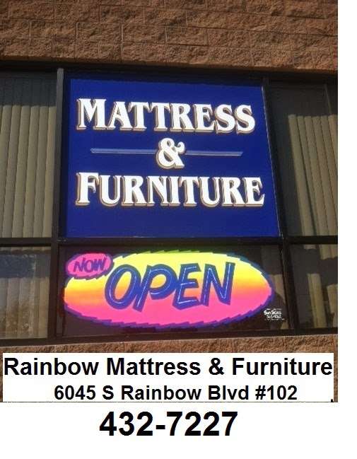 Rainbow Mattress & Furniture | 6045 S Rainbow Blvd #102, Las Vegas, NV 89118, USA | Phone: (702) 432-7227