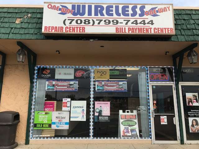 One Way Wireless | 4848 183rd St, Country Club Hills, IL 60478, USA | Phone: (708) 799-7444