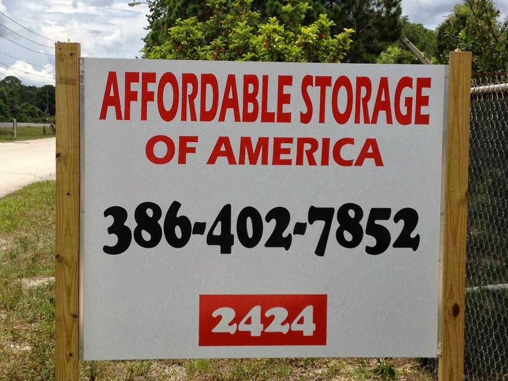 AFFORDABLE STORAGE OF AMERICA INC. | 2424 Hibiscus Dr, Edgewater, FL 32141, USA | Phone: (386) 402-7852