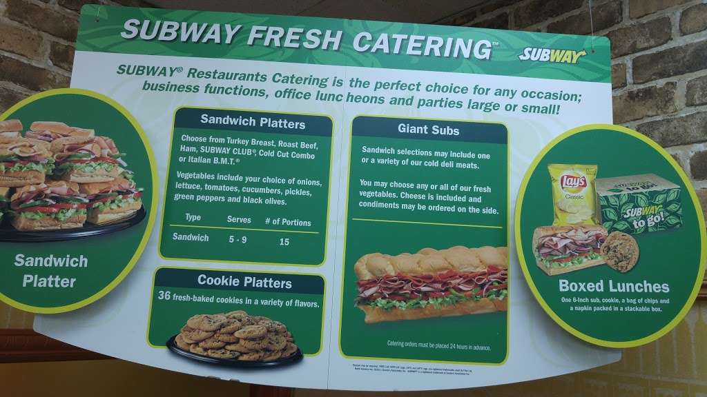 Subway Restaurants | 156 Eagleview Blvd, Exton, PA 19341, USA | Phone: (610) 363-1666