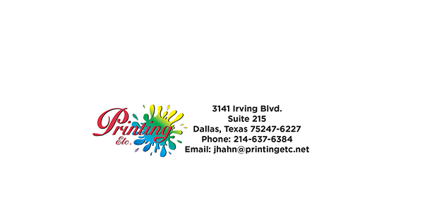 Printing Etc. | 3141 Irving Blvd #215, Dallas, TX 75247, USA | Phone: (214) 637-6384