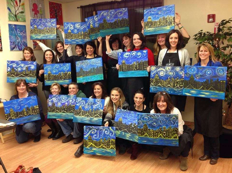 Wine & Design, Paint & Sip, BYOB | Meadowcrest Building 133 Route 94, South St, Warwick, NY 10990, USA | Phone: (845) 544-2487