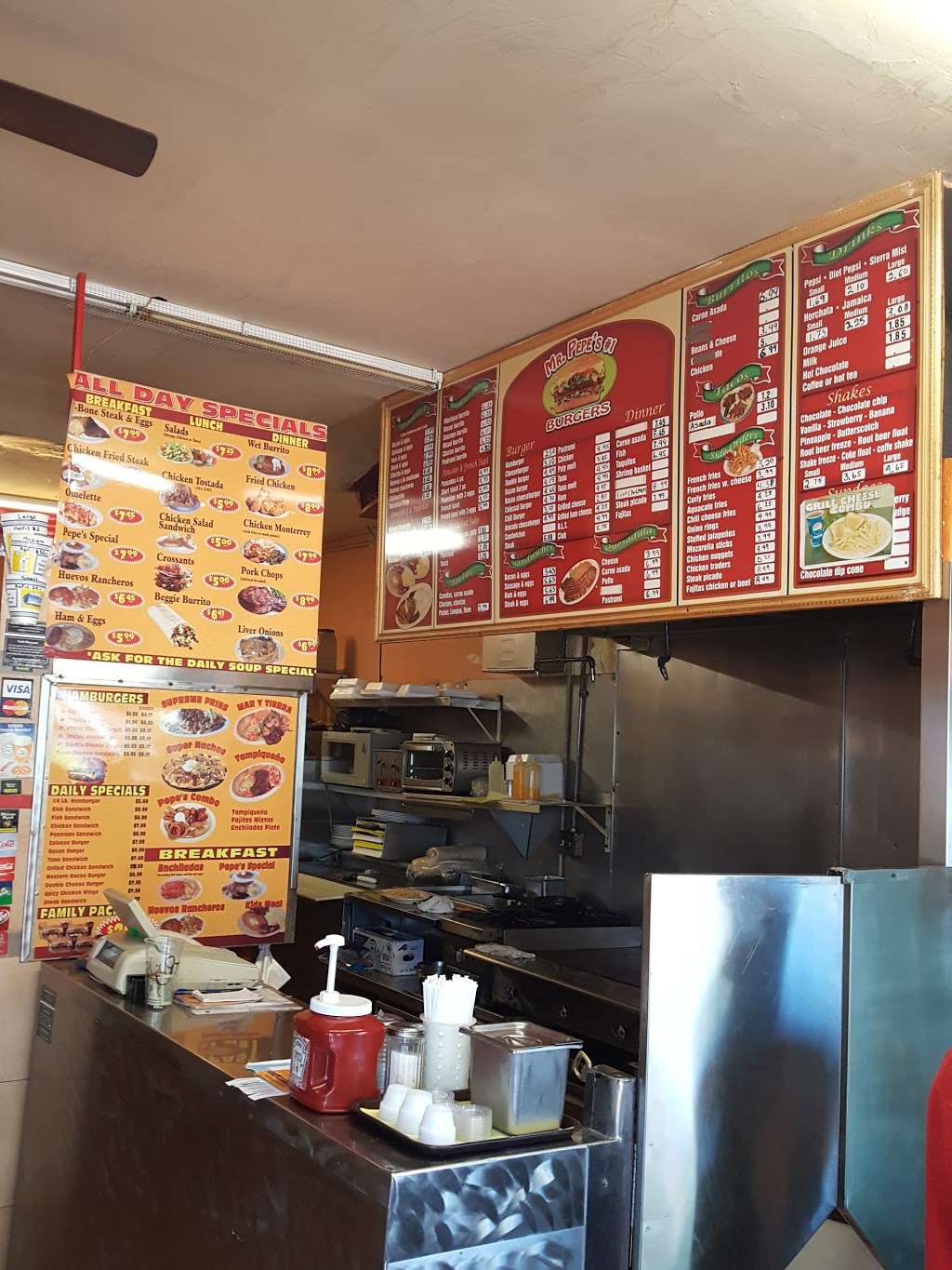 Mr Pepes Burgers | 12424 Philadelphia St # C, Whittier, CA 90601, USA | Phone: (562) 698-9088