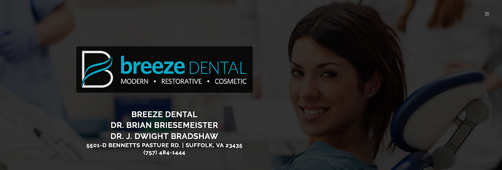 Breeze Dental | 1301 Bridgeport Way Suite 109, Suffolk, VA 23435, USA | Phone: (757) 484-1444