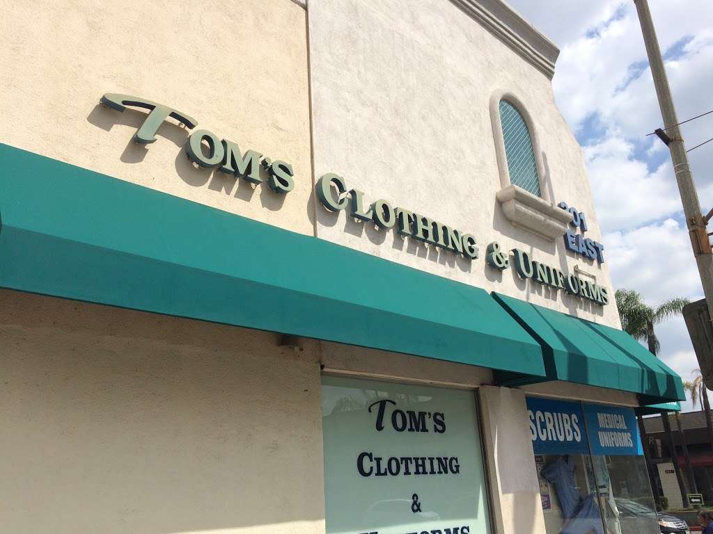 Toms Uniforms | 301 E Main St, Alhambra, CA 91801, USA | Phone: (626) 281-5341