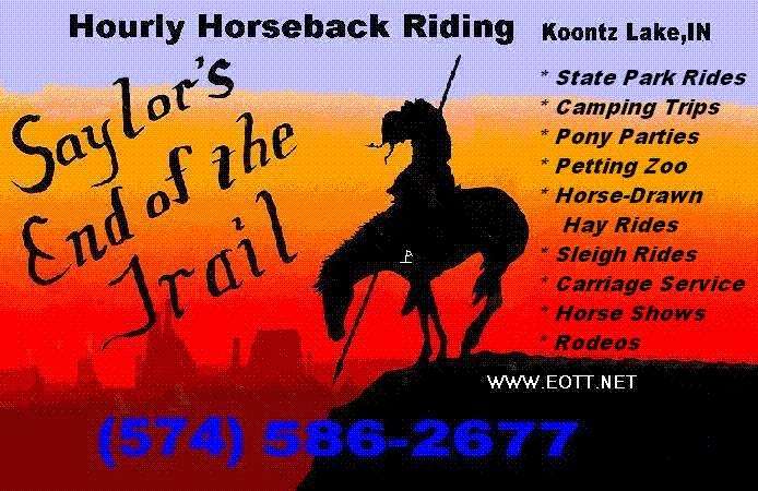 End of the Trail Riding Stable | 9562 E 750 N, Walkerton, IN 46574, USA | Phone: (574) 532-1840