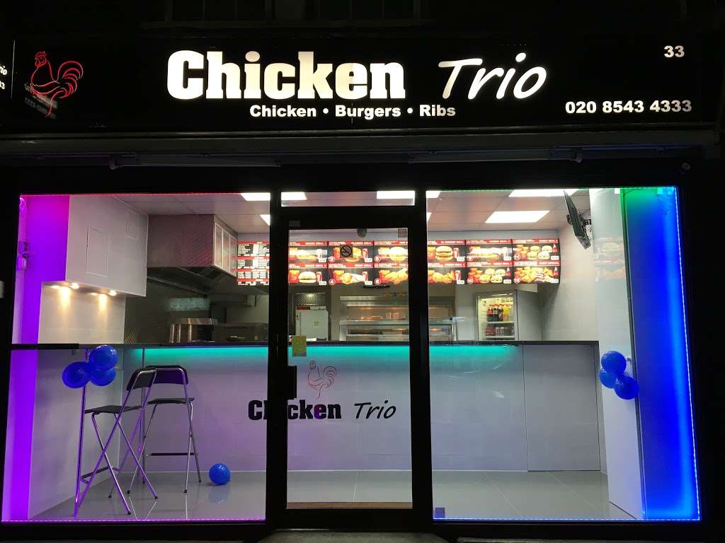 Chicken Trio | 33 High Street Colliers Wood, London SW19 2JE, UK | Phone: 020 8543 4333