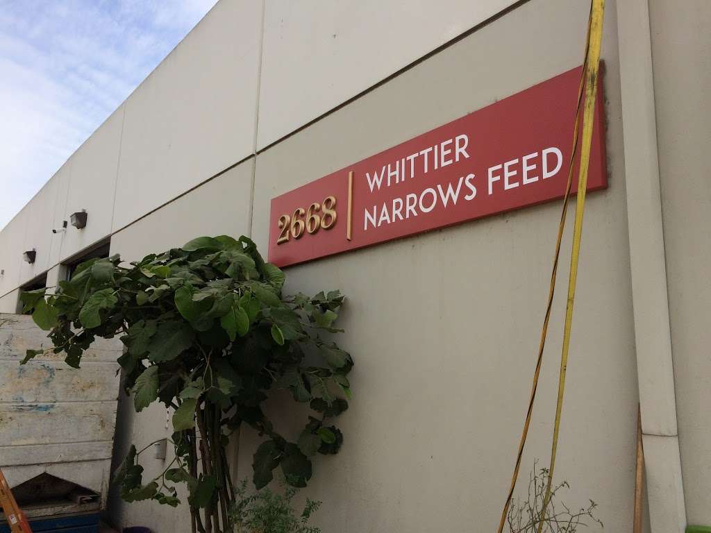 Whittier Narrows Feed | 2668 Pacific Park Dr, Whittier, CA 90601, USA | Phone: (562) 692-0874