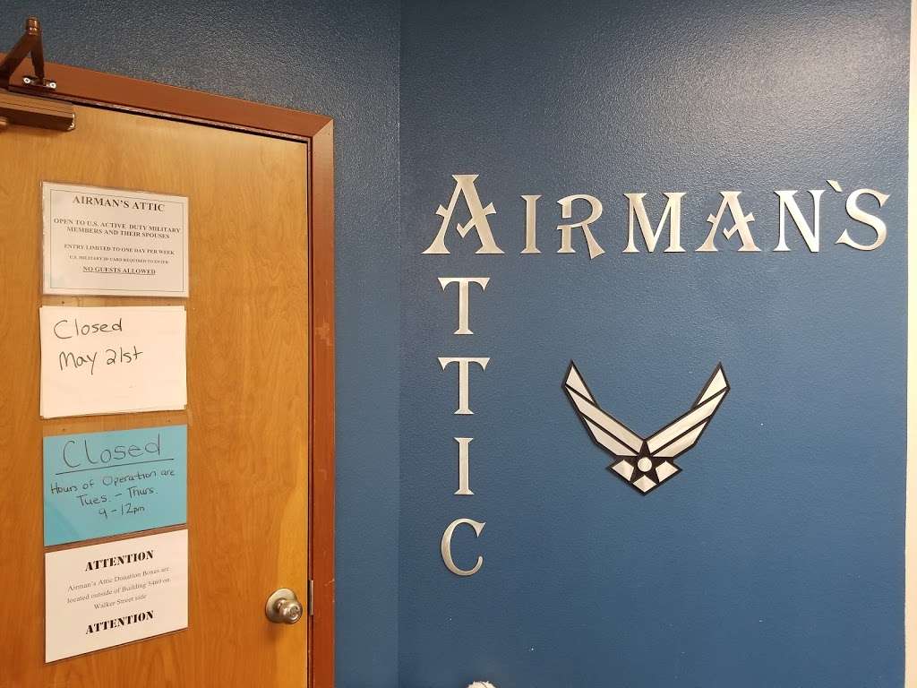 Lackland Airmans Attic | 2240 Walker Ave, Lackland AFB, TX 78236, USA | Phone: (210) 671-1780