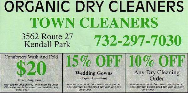 Town Cleaners | 3562 NJ-27, Kendall Park, NJ 08824, USA | Phone: (732) 297-7030