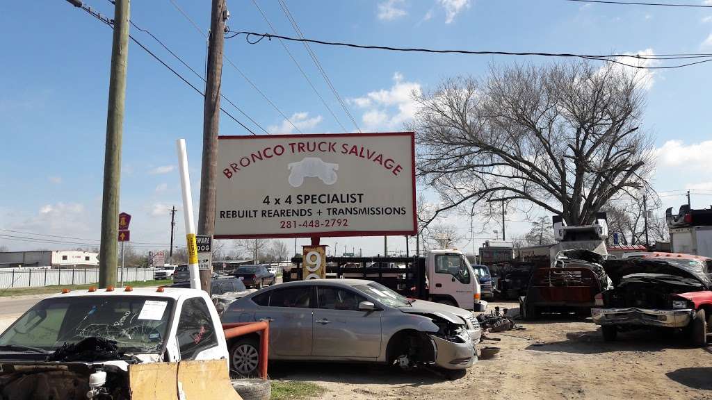 Bronco Auto & Truck Salvage | 900 Aldine Mail Rte Rd, Houston, TX 77037, USA | Phone: (281) 448-2792