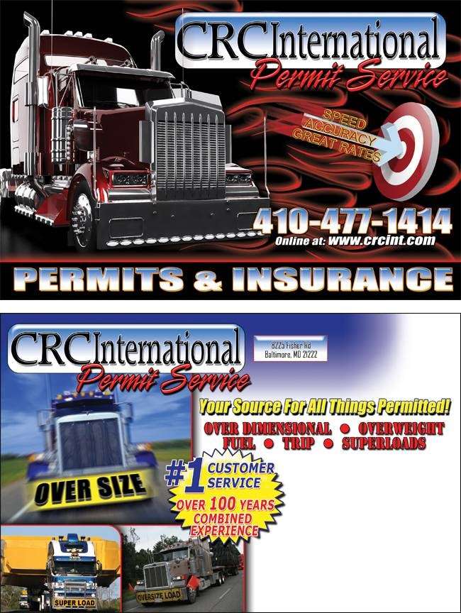 CRC International / Truck Permit Service | 8211 Fischer Rd, Dundalk, MD 21222, USA | Phone: (410) 477-1414