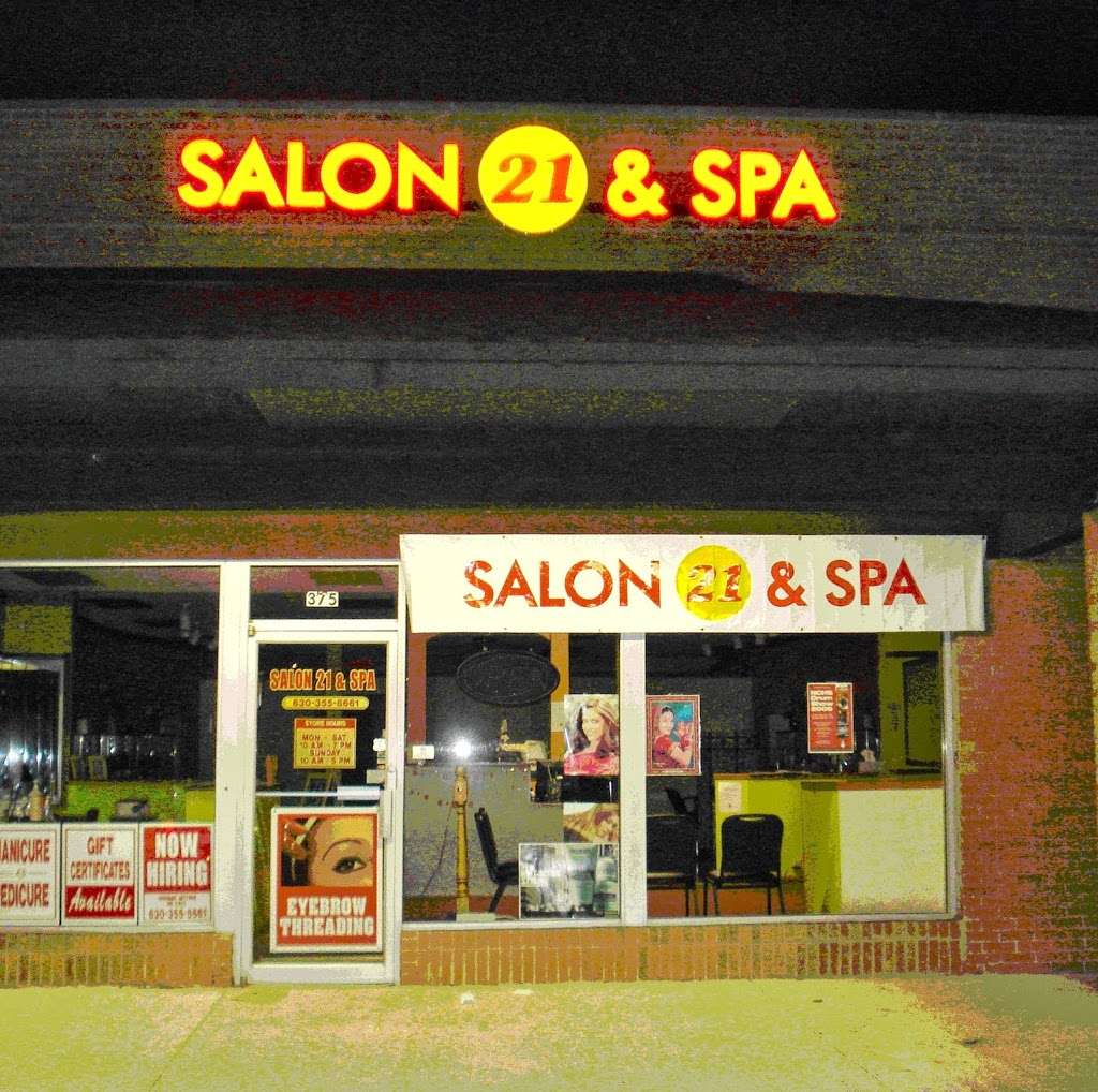 Salon 21 & Spa | 375 E Bailey Rd, Naperville, IL 60565, USA | Phone: (630) 355-8661