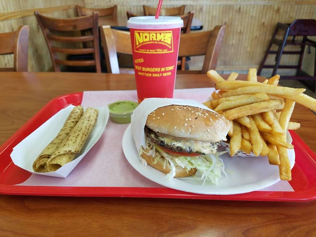 Norms Famous Charbroiled Burgers | 14244 Whittier Blvd, Whittier, CA 90605, USA | Phone: (562) 693-8616