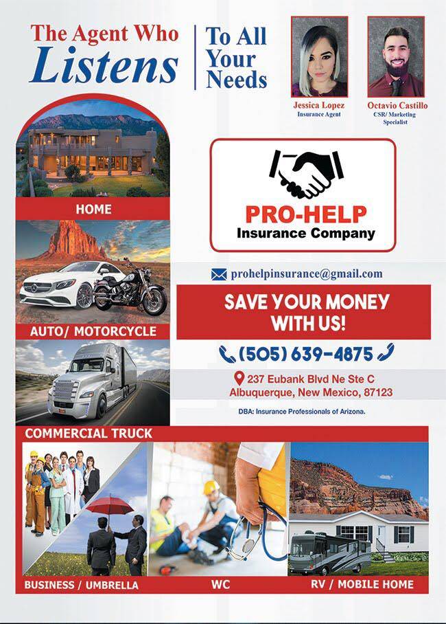 Pro-help Insurance Company -DBA: IPA | 237 Eubank Blvd NE c, Albuquerque, NM 87123, USA | Phone: (505) 639-4875