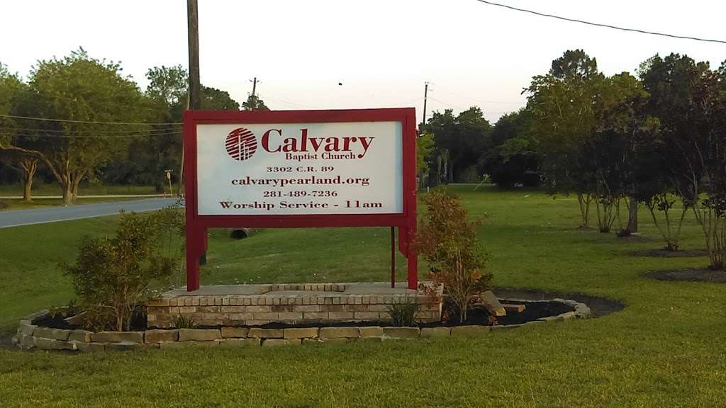 Calvary Baptist Church Pearland | 3302 County Rd 89, Pearland, TX 77584, USA | Phone: (281) 489-7236