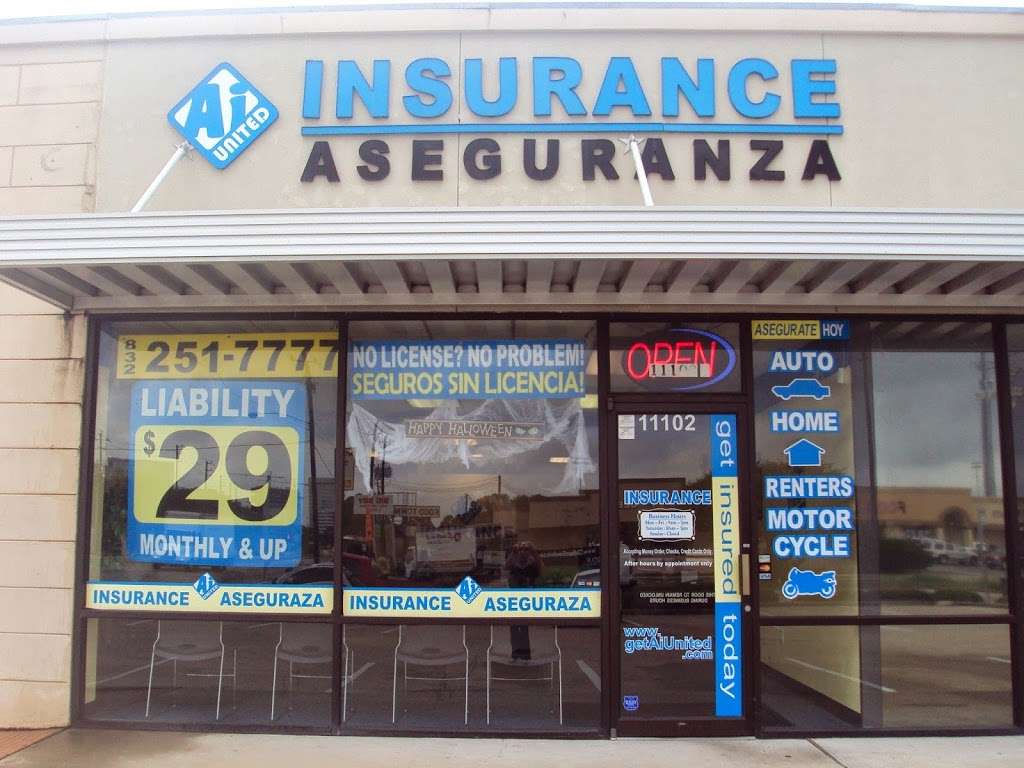 Ai United Insurance | 11102 Briar Forest Dr, Houston, TX 77042, USA | Phone: (832) 251-7777