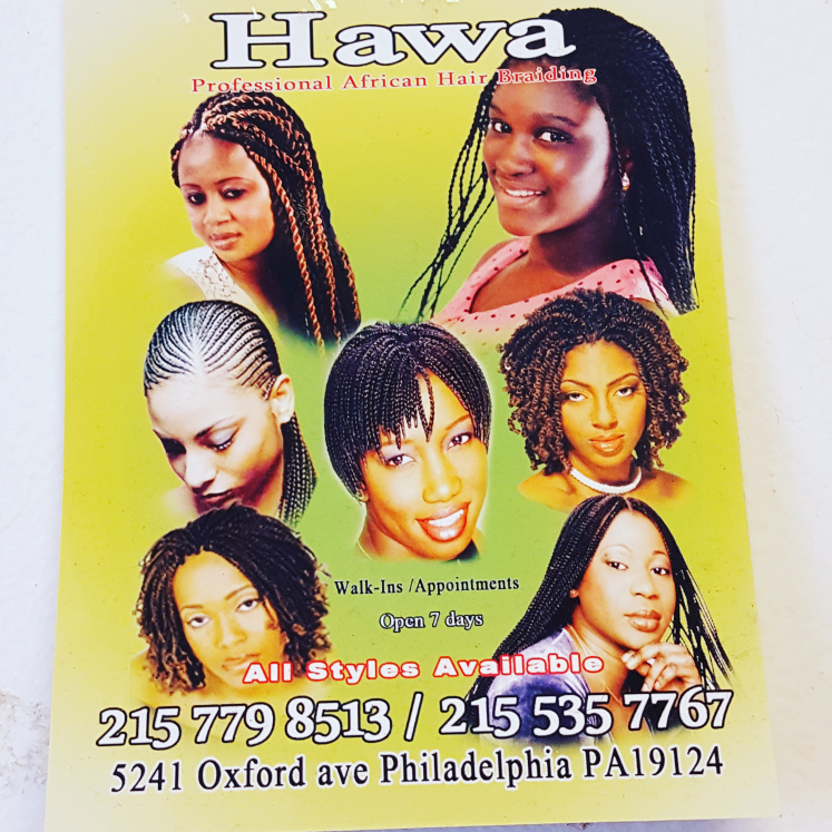 Hawa Professional African Hair Braiding | 5241 Oxford Ave, Philadelphia, PA 19124, USA | Phone: (215) 535-7767