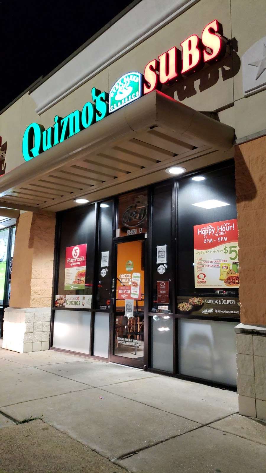 Quiznos | 8502 Main St Ste A, Houston, TX 77025, USA | Phone: (832) 778-8014