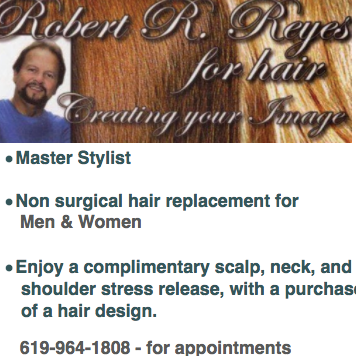 Robert R. Reyes For Non-surgical Hair Replacements | Phenix Salon Suites, 13359 Poway Rd #123, Poway, CA 92064, USA | Phone: (619) 964-1808