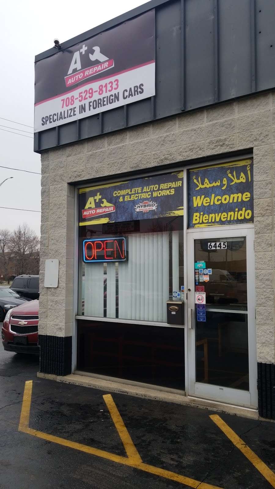 A Plus Auto Repair | 6445 W 111th St, Worth, IL 60482, USA | Phone: (708) 529-8133