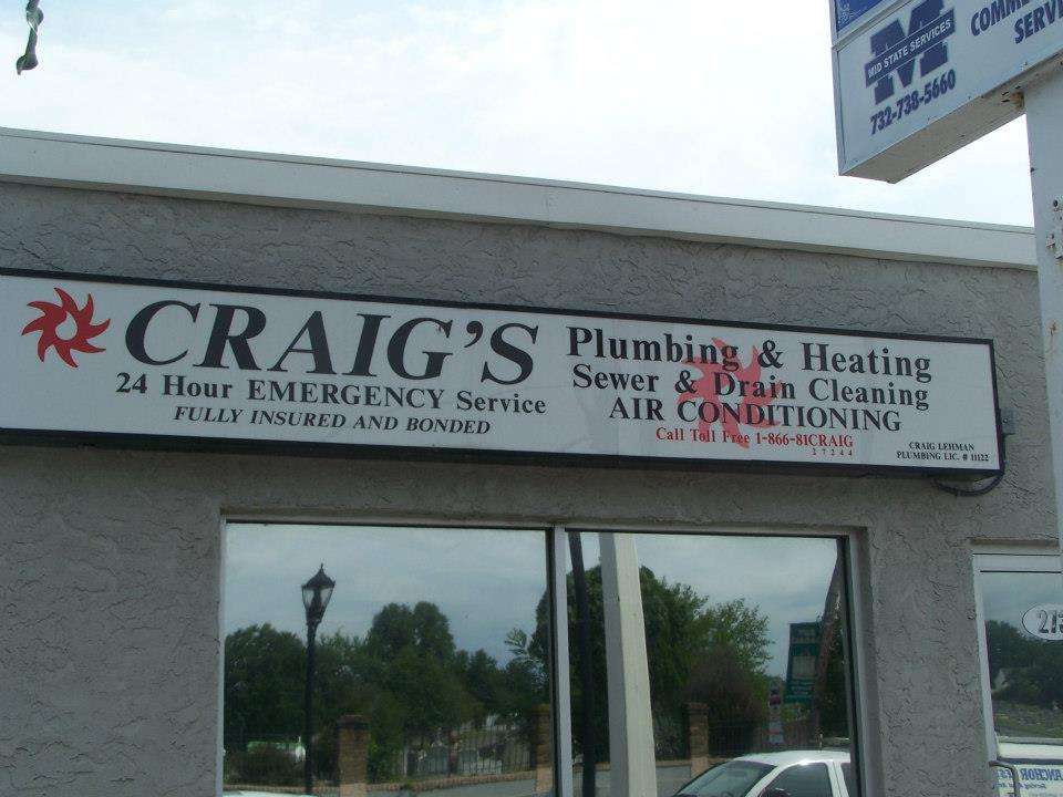 Craigs Plumbing & Heating | 275 New Brunswick Ave, Fords, NJ 08863, USA | Phone: (732) 738-5656