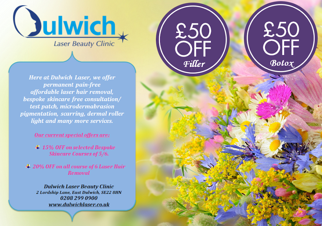 Dulwich Laser Beauty Clinic | 2a Lordship Ln, East Dulwich, London SE22 8HN, UK | Phone: 020 8299 0900