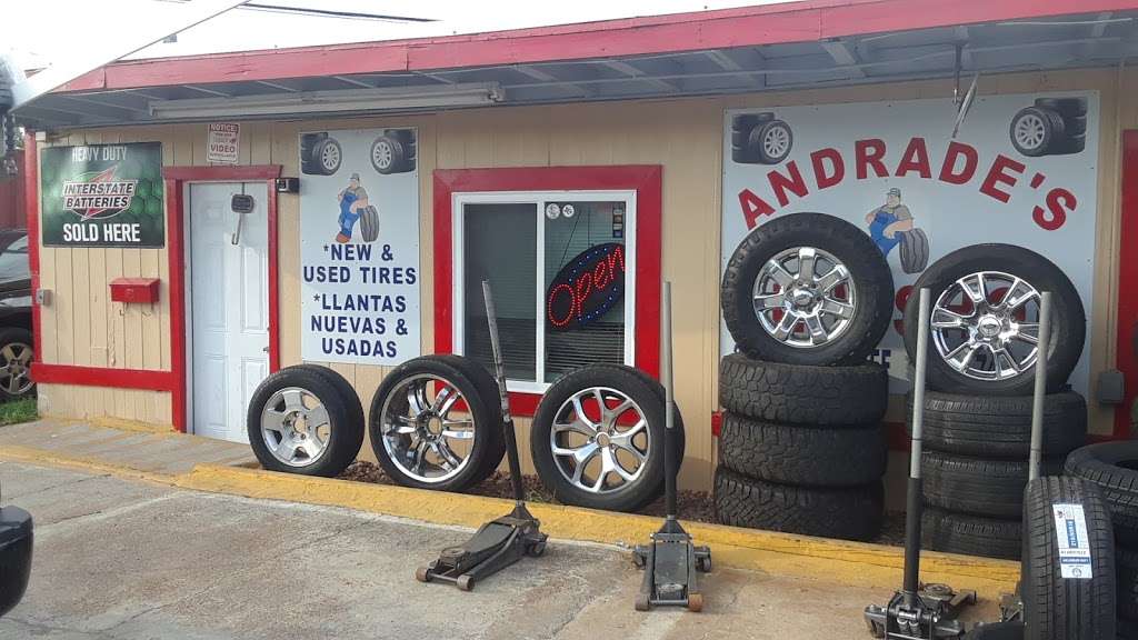 Andrades Tire Shop | 2403 Red Bluff Rd, Pasadena, TX 77506, USA | Phone: (832) 742-5262