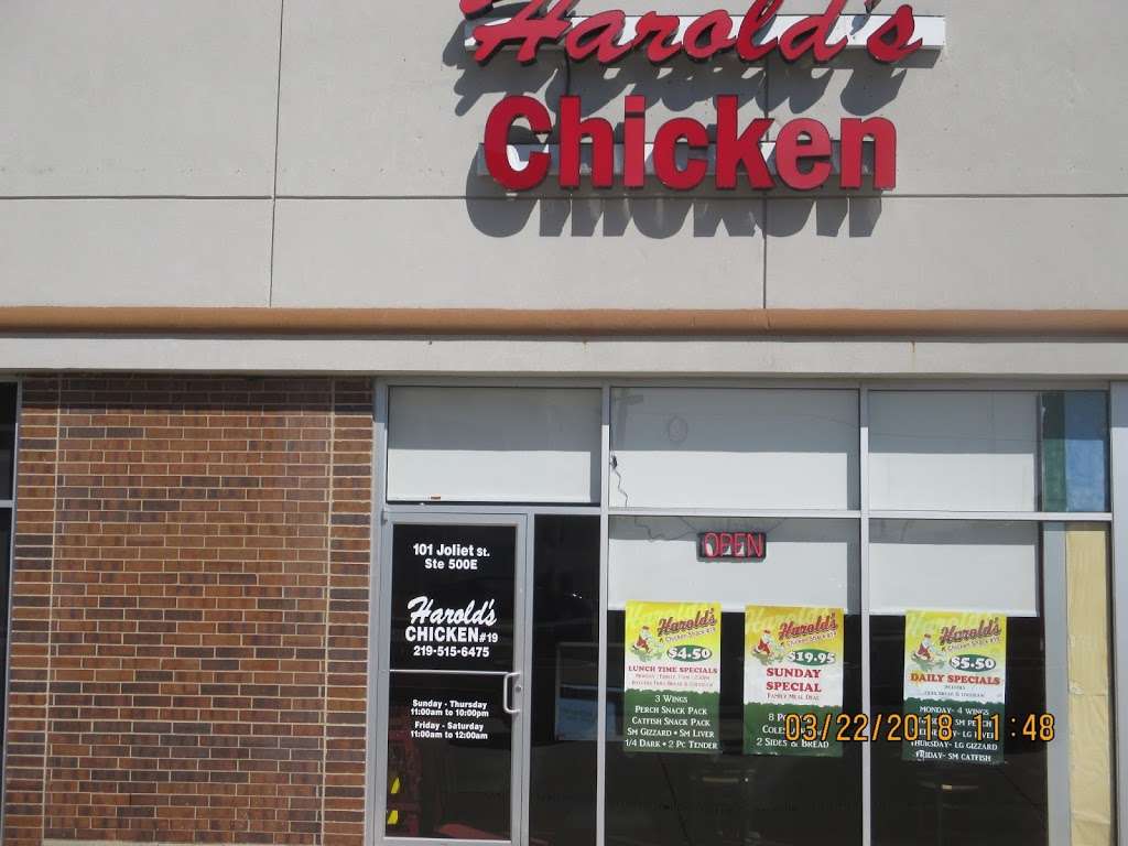 Harolds Chicken of Dyer #19 | 101 Joliet St, Dyer, IN 46311, USA | Phone: (219) 515-6475