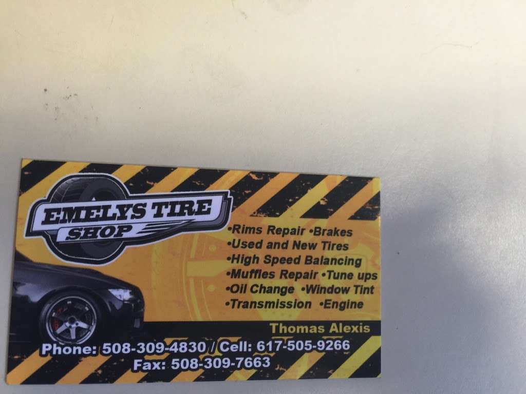 Emelys Tire Shop | 243 Howard St, Framingham, MA 01702, USA | Phone: (508) 309-4830