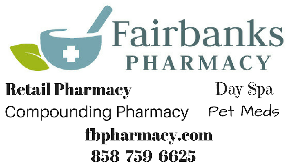 Fairbanks Pharmacy & Med Spa | 16089 San Dieguito Road H102, #9227, Rancho Santa Fe, CA 92067, USA | Phone: (858) 759-6634