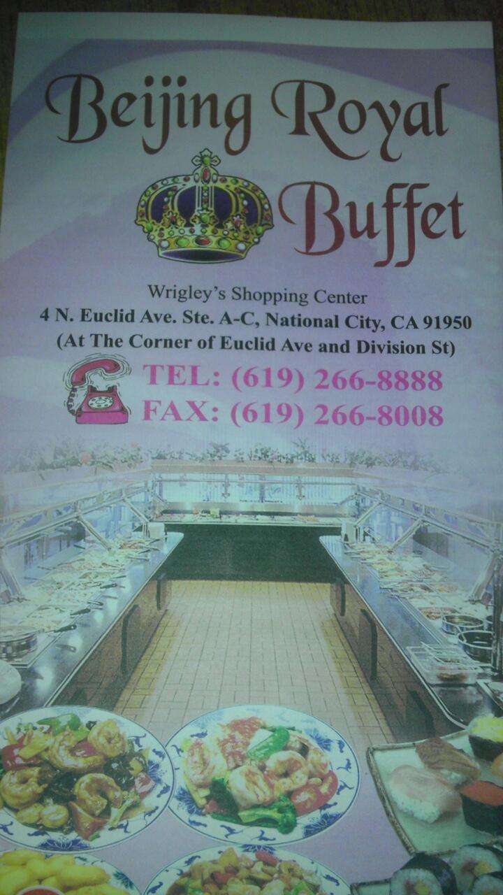Beijing Royal Buffet | 4 N Euclid Ave A-C, National City, CA 91950, USA | Phone: (619) 266-8888