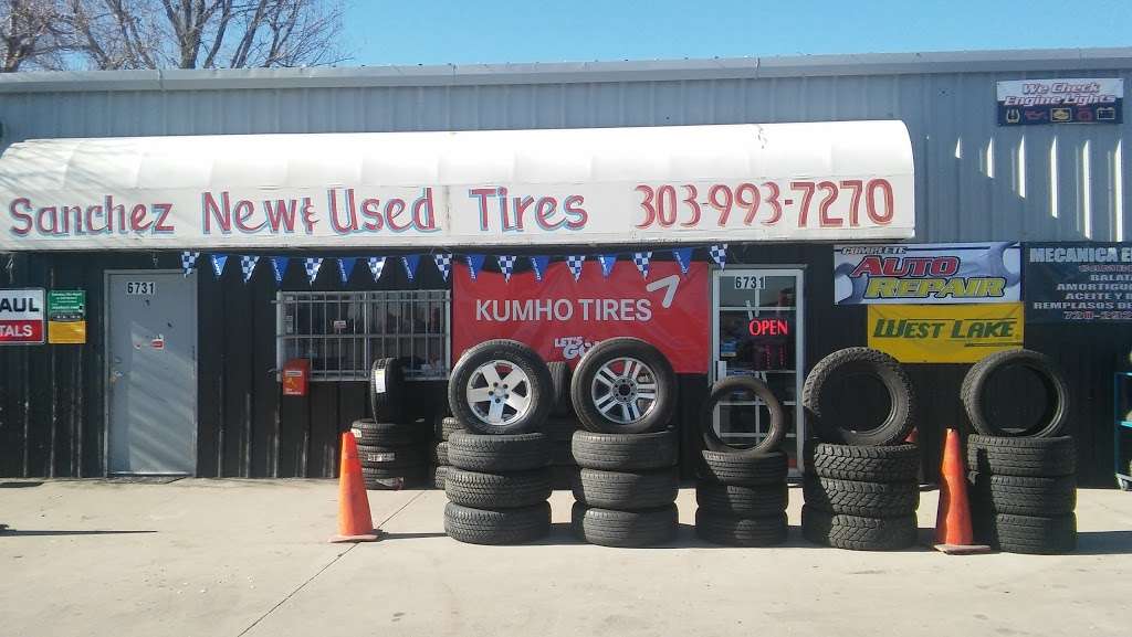 Sanchez Tire Shop | 6731 Federal Blvd, Denver, CO 80221, USA | Phone: (303) 993-7270