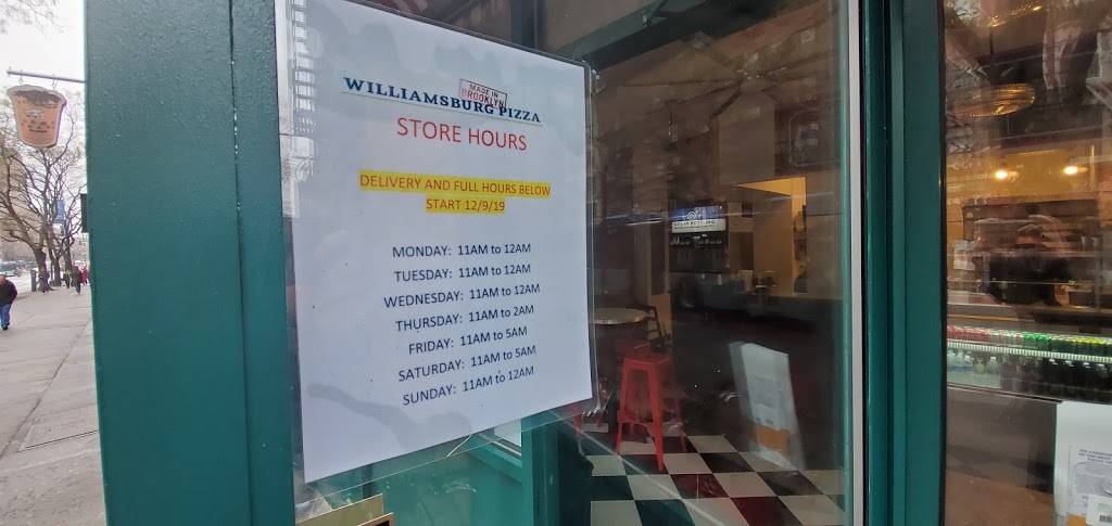 Williamsburg Pizza | 226 E 14th St, New York, NY 10003, USA | Phone: (212) 380-6202