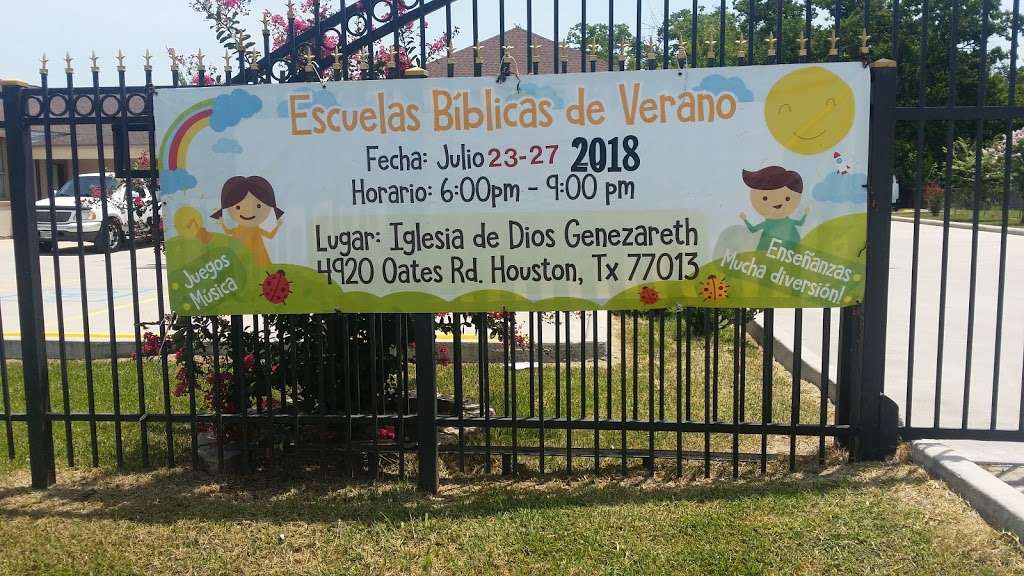 Genezareth Iglesia De Dios | 4920 Oates Rd, Houston, TX 77013, USA | Phone: (713) 674-5961