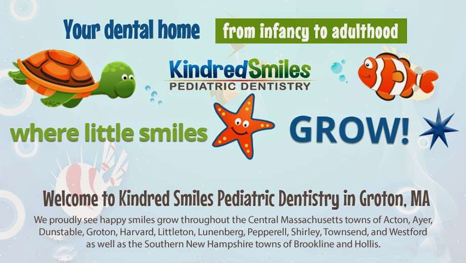 Kindred Smiles Pediatric Dentistry | 300 Main St, Groton, MA 01450, USA | Phone: (978) 448-8400