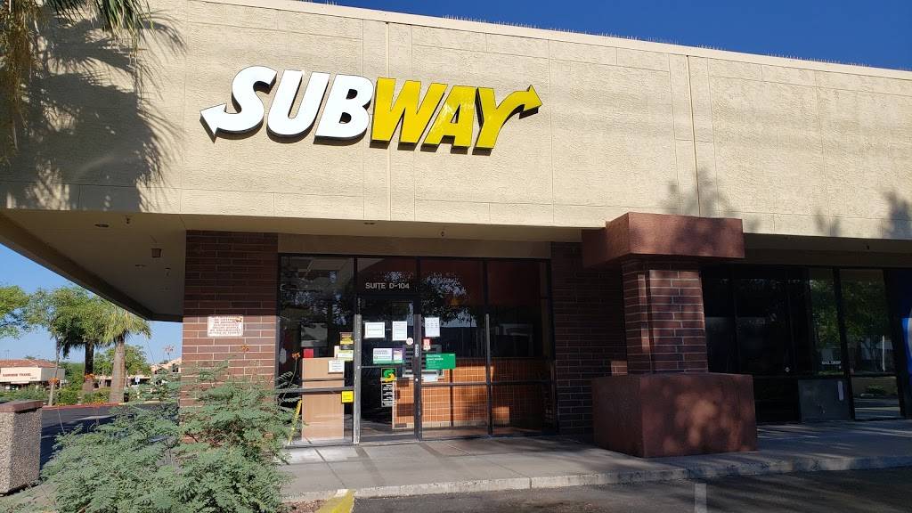 Subway | 5932 W Bell Rd Suite D104, Glendale, AZ 85308, USA | Phone: (602) 978-3488