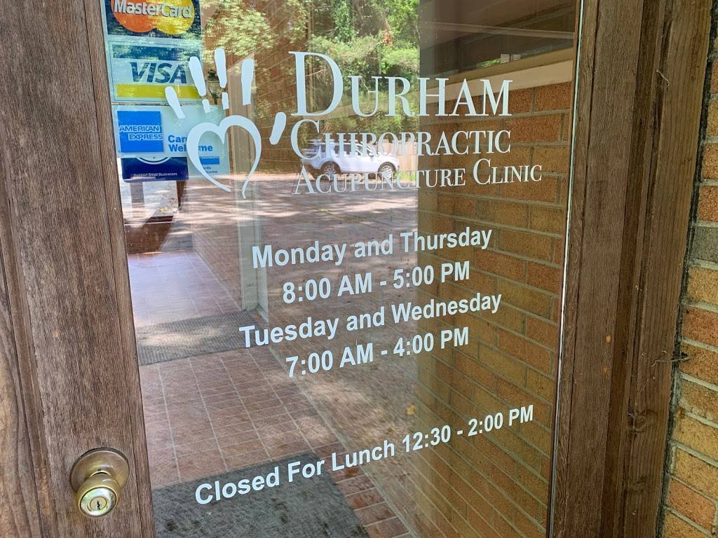 Durham Chiropractic-Acupuncture Clinic, PC | 5201 Silas Creek Pkwy, Winston-Salem, NC 27106, USA | Phone: (336) 765-7620