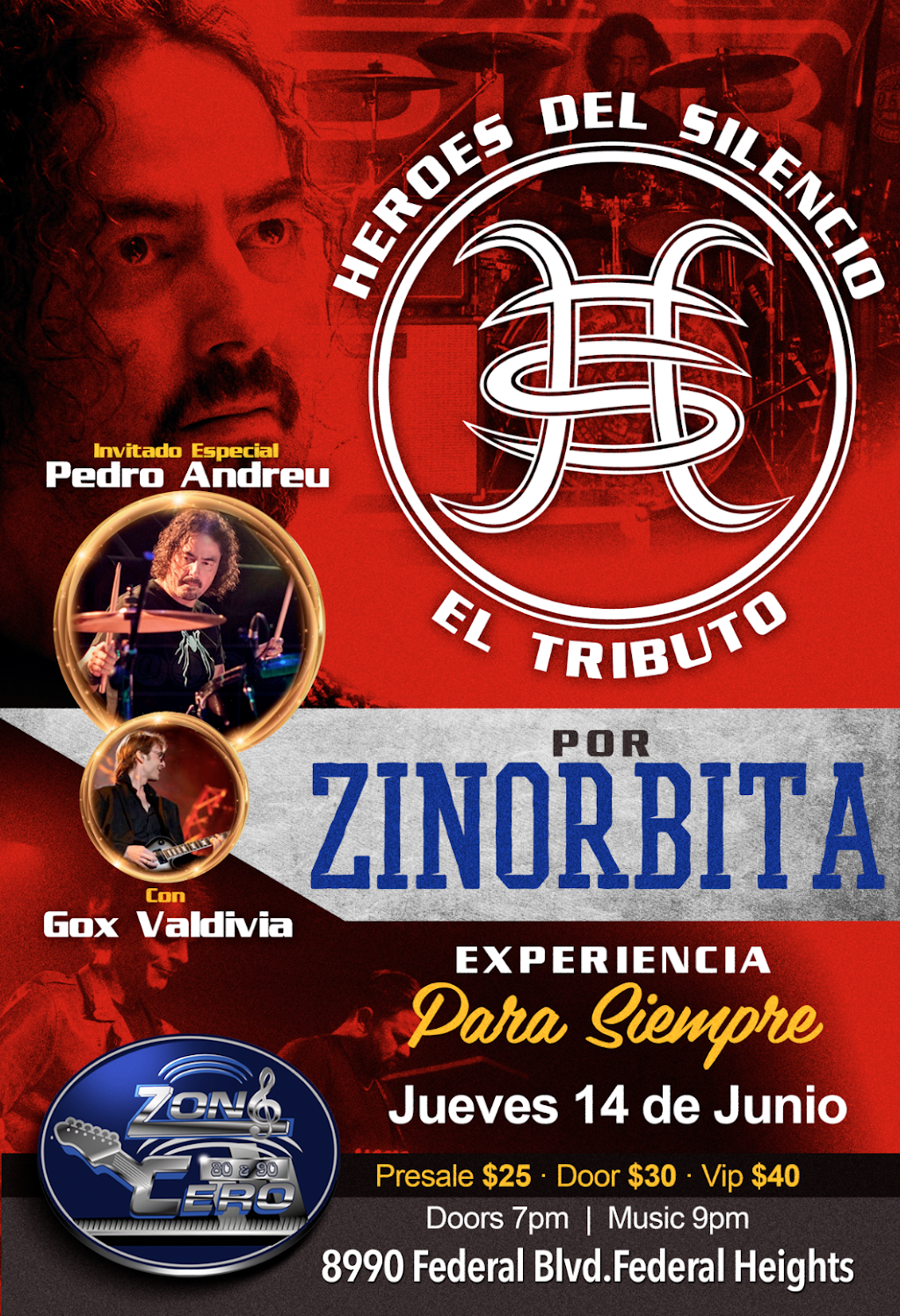 Zona Cero, La Casa Del Rock en Español | 8980 Federal Blvd, Federal Heights, CO 80260, USA | Phone: (720) 297-9510