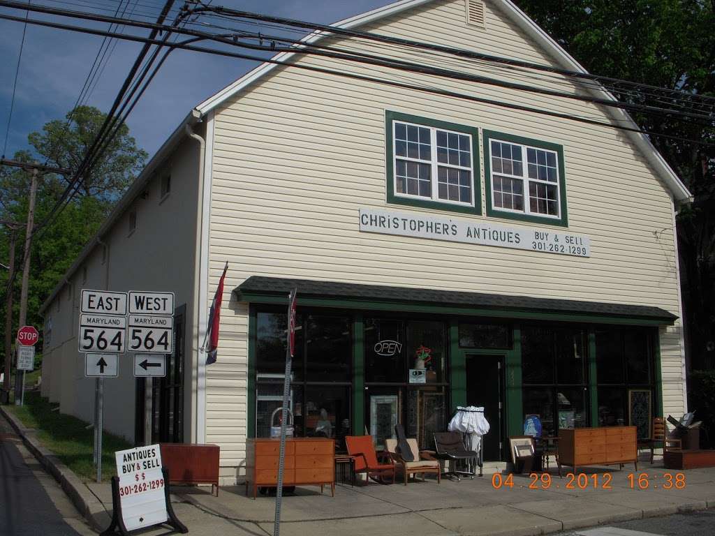 Christophers Antiques | 8521 Chestnut Ave, Bowie, MD 20715, USA | Phone: (301) 262-1299