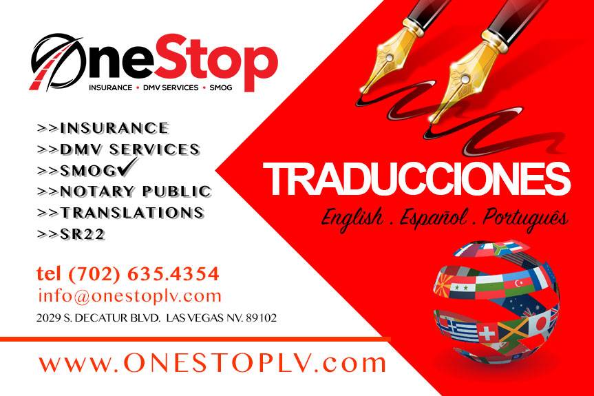 One Stop Insurance & Auto Registration Services | 2029 S Decatur Blvd, Las Vegas, NV 89102, USA | Phone: (702) 635-4354