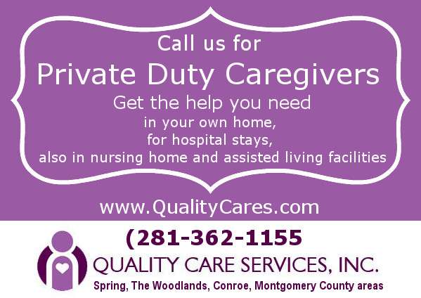 Quality Care Services, Inc. | 2912 W Davis St #321, Conroe, TX 77304, USA | Phone: (281) 362-1155