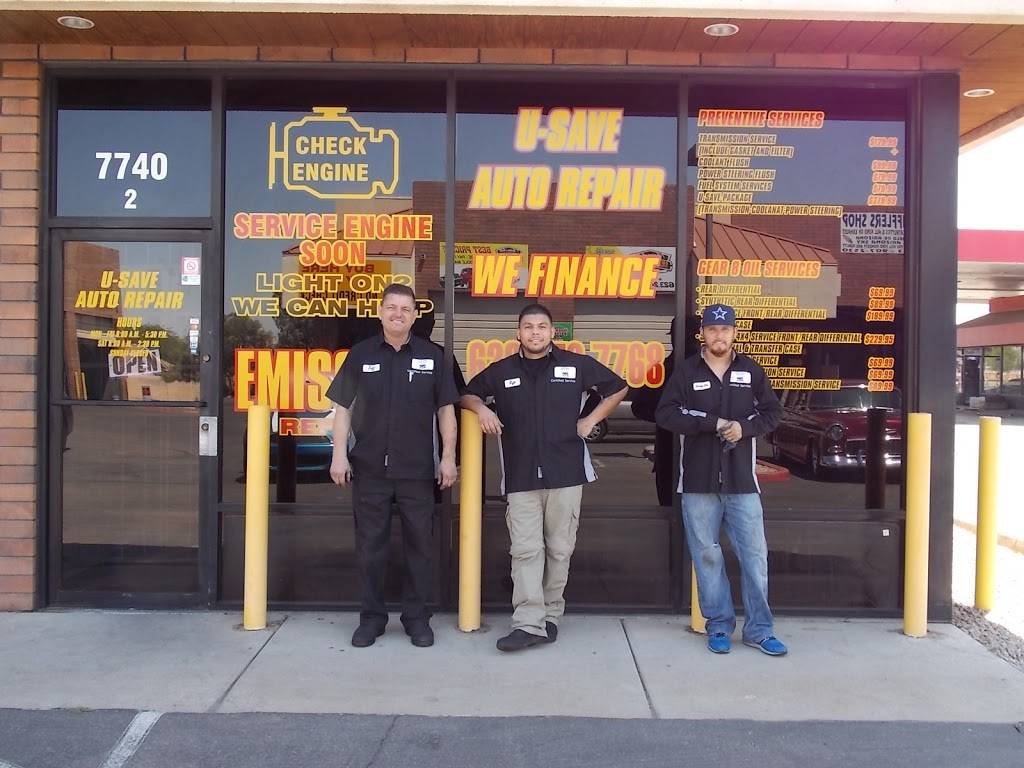 U-SAVE AUTO REPAIR | 7740 W Indian School Rd building #2, Phoenix, AZ 85033, USA | Phone: (623) 873-7768