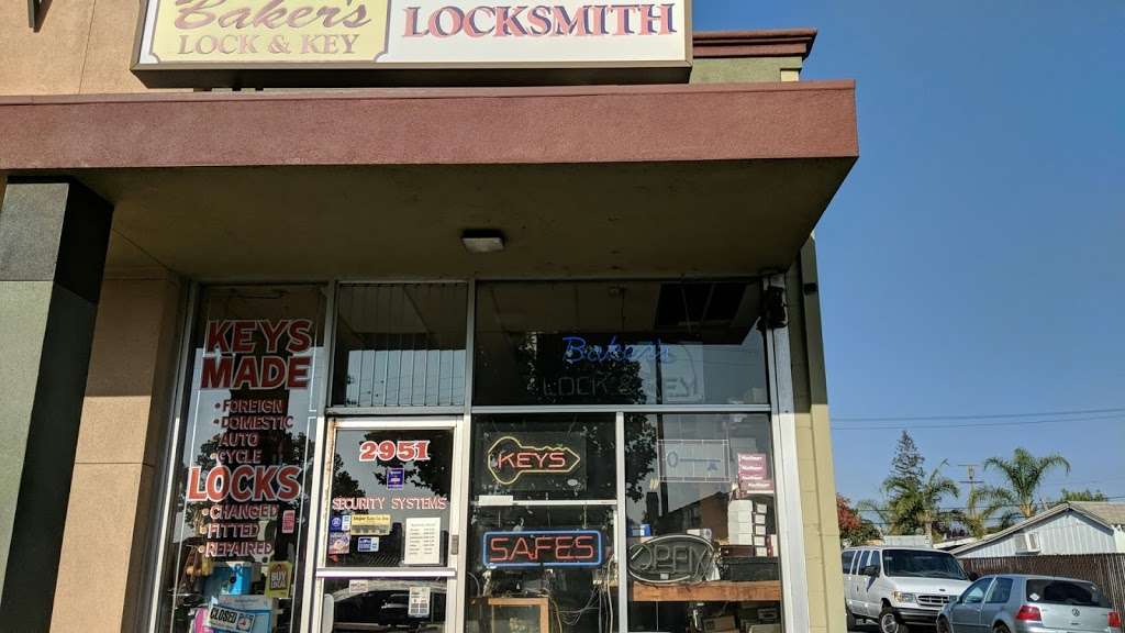 Bakers Lock & Key | 2951 Union Ave, San Jose, CA 95124, USA | Phone: (408) 377-9210