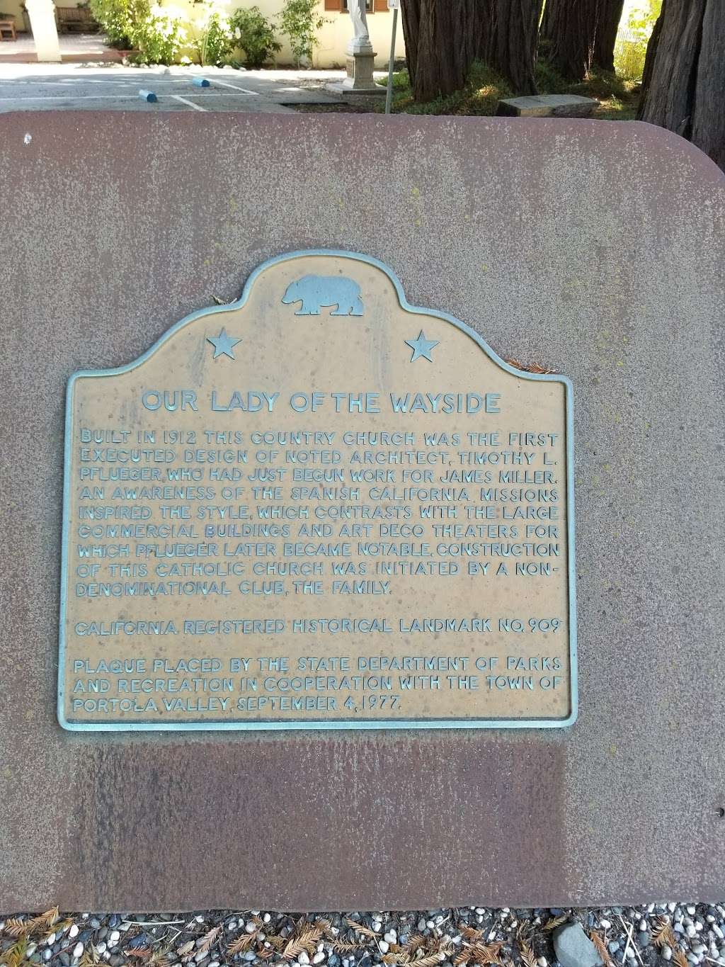 Our Lady of the Wayside Church | 930 Portola Rd, Portola Valley, CA 94028, USA | Phone: (650) 854-5976